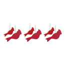 Melrose Glass Cardinal Bird Ornament (Set of 6)