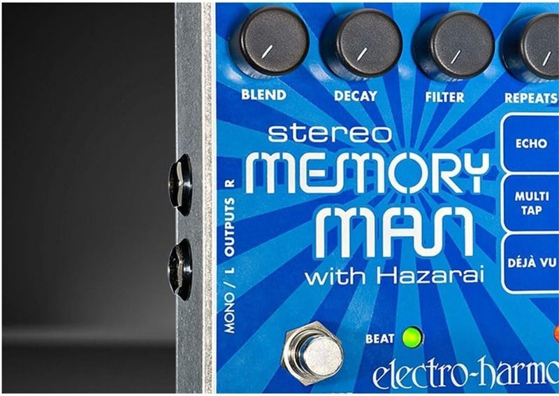 Electro-Harmonix Stereo Memory Man with Hazarai – Digital Delay & Looper Pedal