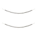 Melrose Fabric Ball String Garland (Set of 2)