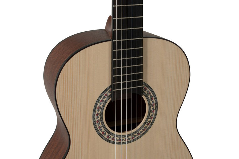 Caballero by MR 7/8 Classical Guitar – Solid Spruce Top – Natural Finish