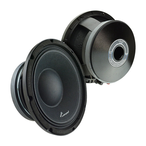 Audiopipe Low Mid Frequency Midrange Speaker 8 Ohm 500W RMS APLMB-10