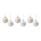 Frosted Glass Ball Ornament (Set of 6)