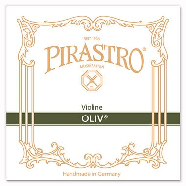Pirastro Oliv Violin String 4/4 Medium Gauge Set - Gold-Aluminum D, Ball-E