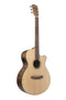 Bamboo Cutaway 40″ Acoustic‑Electric Guitar w/ EQ & Gig Bag