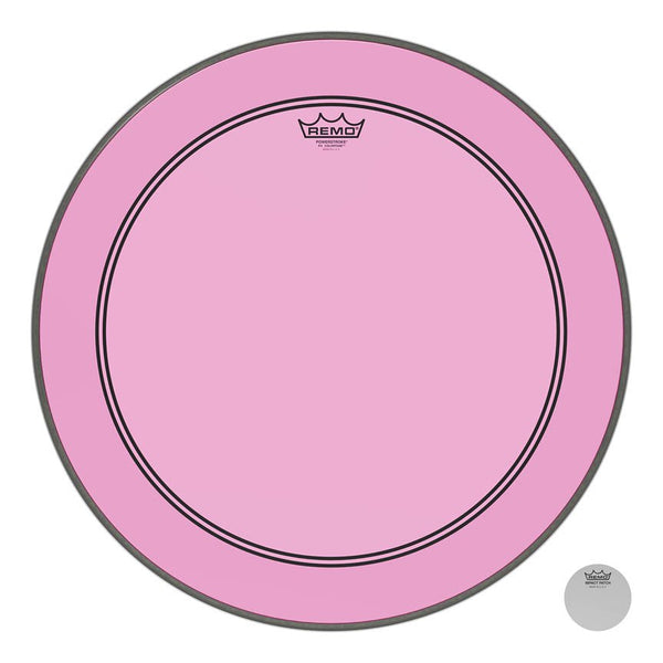 Remo Powerstroke P3 Colortone Pink Skyndeep 22" Bass Drumhead