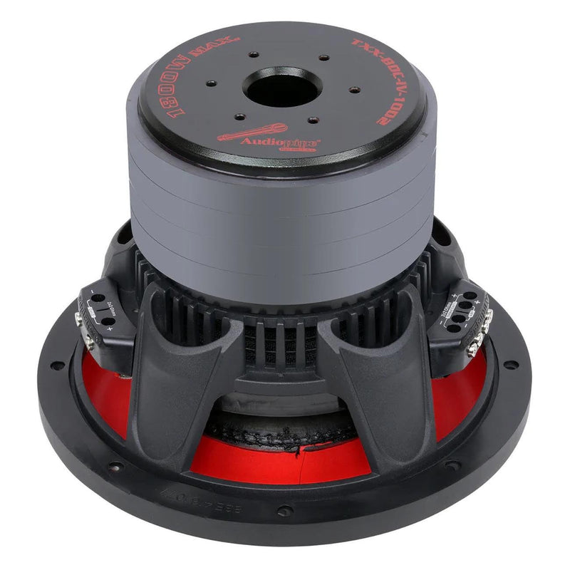 Audiopipe 10" Woofer 900W RMS/1800W Max Dual 2 Ohm Voice Coils - TXX-BDC-IV-10D2