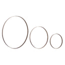 Melrose Iron Metal Rings Wall Display, Modern, Metal