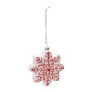 Glass Snowflake Ornament (Set of 12)