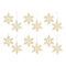 Jeweled Metal Snowflake Ornament (Set of 12)