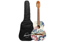 Bamboo 36″ Travel Classical Acoustic Guitar w/ Gig Bag - Caramelle
