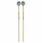 Innovative Percussion Artisan Series Medium Hard Marimba Mallets Light Gray Yarn