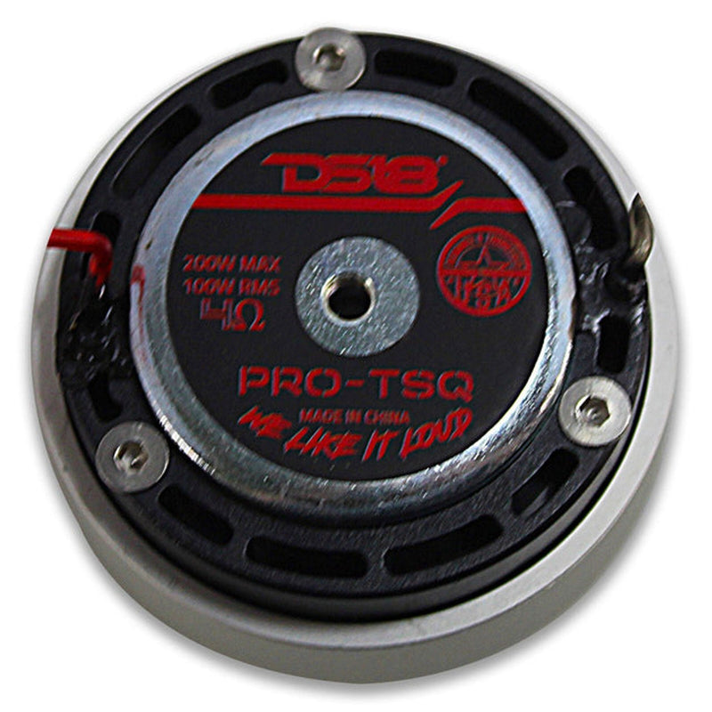 DS18 PRO‑TSQ 2‑Inch Neodymium Bullet Tweeter Pair – 100W RMS 4 Ohm Super Compression