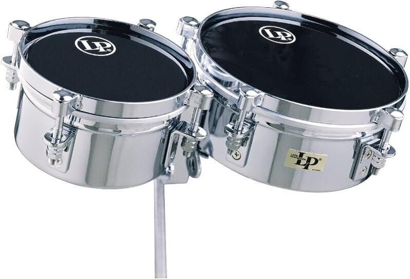 Latin Percussion LP845-K Mini Timbale Set 6" & 8" Steel Shells New Open Box