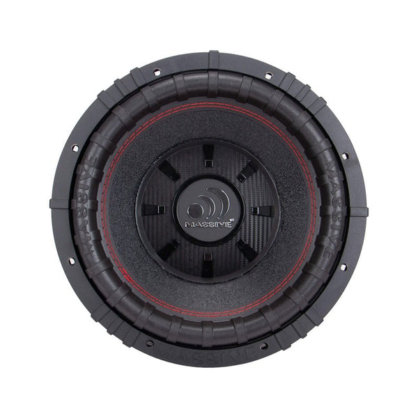 Massive Audio GTR124 12" 1000 Watt RMS Dual 4-Ohm Subwoofer