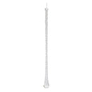 Melrose Clear Beaded Glass Icicle Drop Ornament (Set of 6)