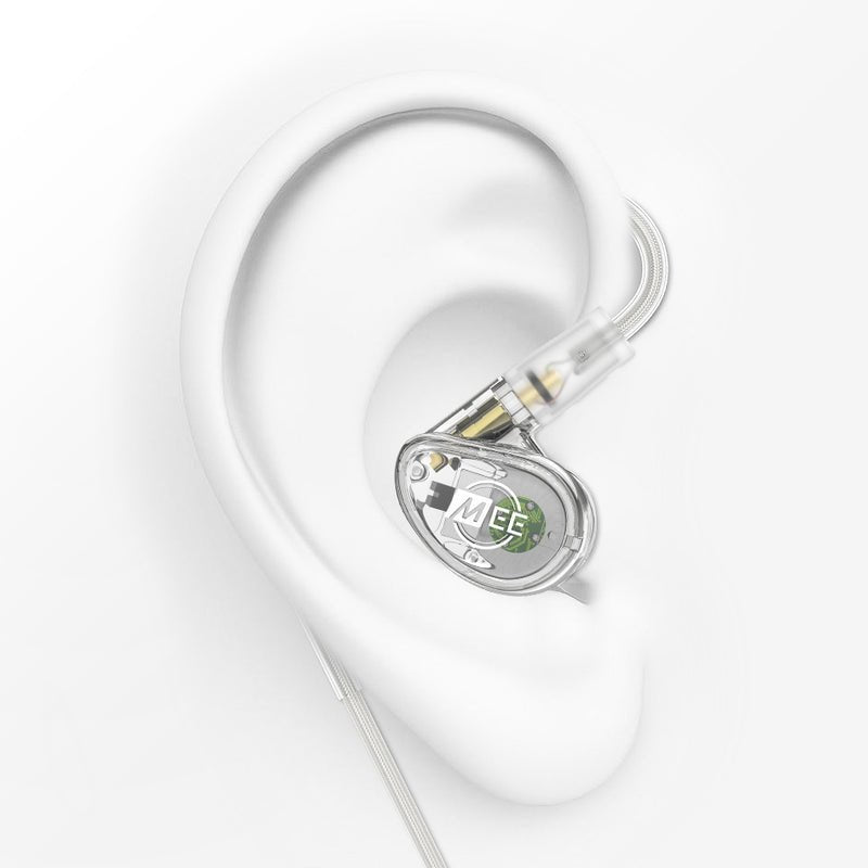MEE Audio MX3 PRO Triple‑Driver Modular In‑Ear Monitors Clear