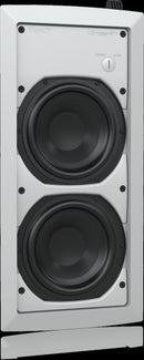 Tannoy Dual 6" In-Wall Subwoofer 160W 4 Ohm/8 Ohm – iW 62S-WH