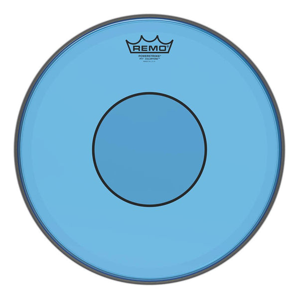 Remo 14" Powerstroke 77 Colortone Blue Snare Batter Drumhead P7-0314-CT-BU