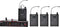 Galaxy Audio AS-950-4N Wireless In-Ear Monitor System with EB4 Earbuds