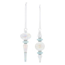 Melrose Iridescent Finial Drop Ornament (Set of 12)