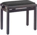 Stagg PB39 RWM VBK Adjustable Rosewood Piano Bench w/ Velvet Seat - New Open Box