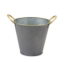 Melrose Metal Aztec Pail Planter Set of 3 Planter