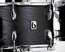 British Drum Co Raven Club Drum Shell Kit (12", 16", 22") - Black Ash Birch