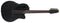 Ovation Elite TX 2058TX‑5 12‑String Acoustic‑Electric Guitar Black Textured