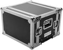 DeeJay LED 6 RU Effect Deluxe Case with Laptop Shelf & Wheels - TBH6UEDHW