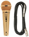 VocoPro MK-58PRO Gold Finish Professional Vocal Microphone New Open Box