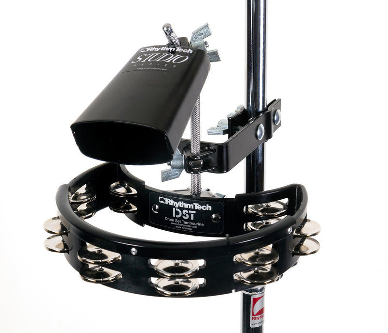 Rhythm Tech RTDKP Drum Accessory Kit Pack - Tambourine & Cowbell w/ Mount