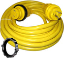 Marinco 30 Amp PowerCord PLUS Cordset w/Power-On LED - Yellow 50ft