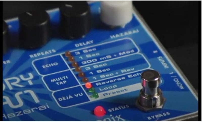 Electro-Harmonix Stereo Memory Man with Hazarai – Digital Delay & Looper Pedal