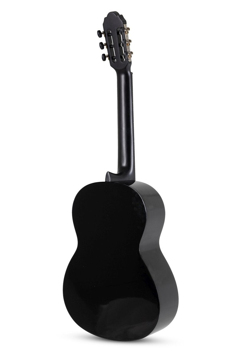 GEWA Student 4/4-Size Classical Guitar – Black High-Gloss Finish
