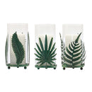 Melrose Metal Leaf Candle Holder (Set of 6)
