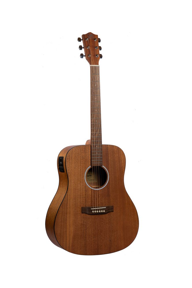 Bamboo 41″ Dreadnought Mahogany Guitar w/ EQ
