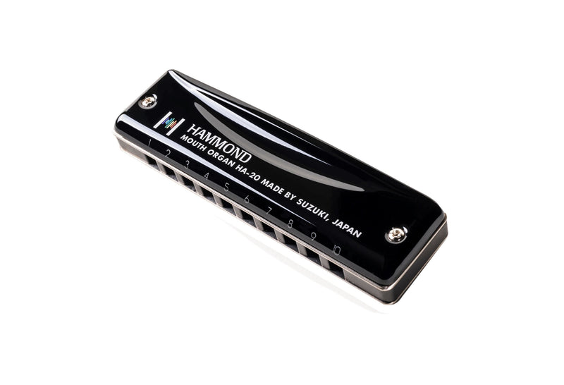 Suzuki Promaster Hammond 10 Hole Diatonic Harmonica Key F