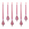 Irredescent Glass Drop Ornament (Set of 12)