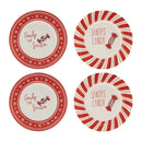 Melrose Ceramic Santa Candy Plate (Set of 4)