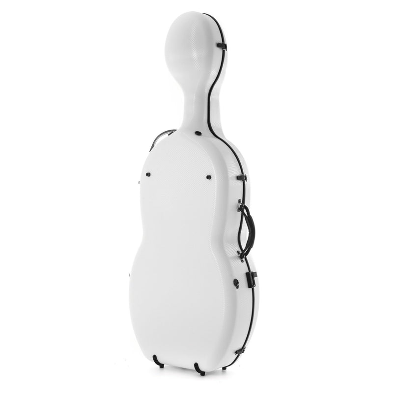 GEWA PURE Polycarbonate 4.6 Cello Case - Lightweight and Durable - White