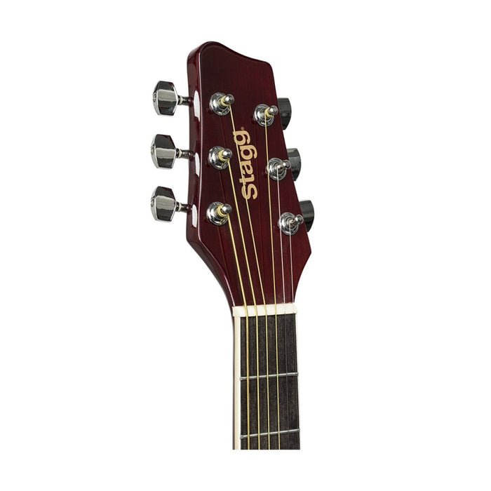 Stagg Dreadnought Acoustic Guitar - Sunburst - SA20D SNB - New Open Box