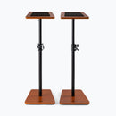 On-Stage SMS7500B Adjustable Rosewood Studio Monitor Stands