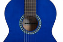 GEWA Basic Classical Guitar 4/4 – Transparent Blue – PS510 155