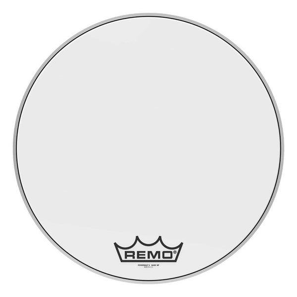 Remo PM-2022-MP Powermax 2 Ultra White Crimplock 22" Bass Drumhead