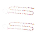Melrose Iridescent Glass Jewel Garland (Set of 2)