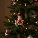 Melrose Santa Fishing Ornament (Set of 6)