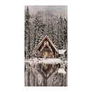 Melrose Wooden Winter Lake Lodge Plaque 17.5"H