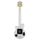 Pignose PGG-259WH Mini Electric Guitar White Gold Hardware w/ Gig Bag