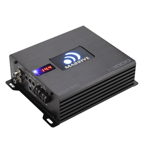 Massive Audio HIPPO H1000 1050 Watt 1 Ohm Monoblock Car Amplifier