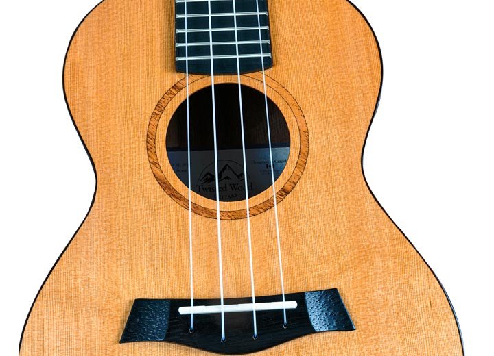 Twisted Wood SE-900T Sierra Tenor Ukulele Cedar Top Koa B&S w/ Gig Bag